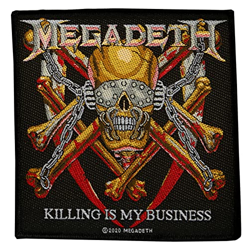 Megadeth Killing Is my Business Aufnäher Patch Gewebt & Lizenziert !! von Megadeth