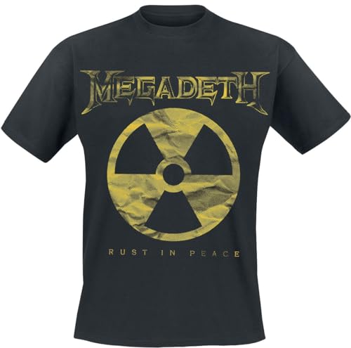 Megadeth Large Rip Nuclear Logo Männer T-Shirt schwarz S von Megadeth