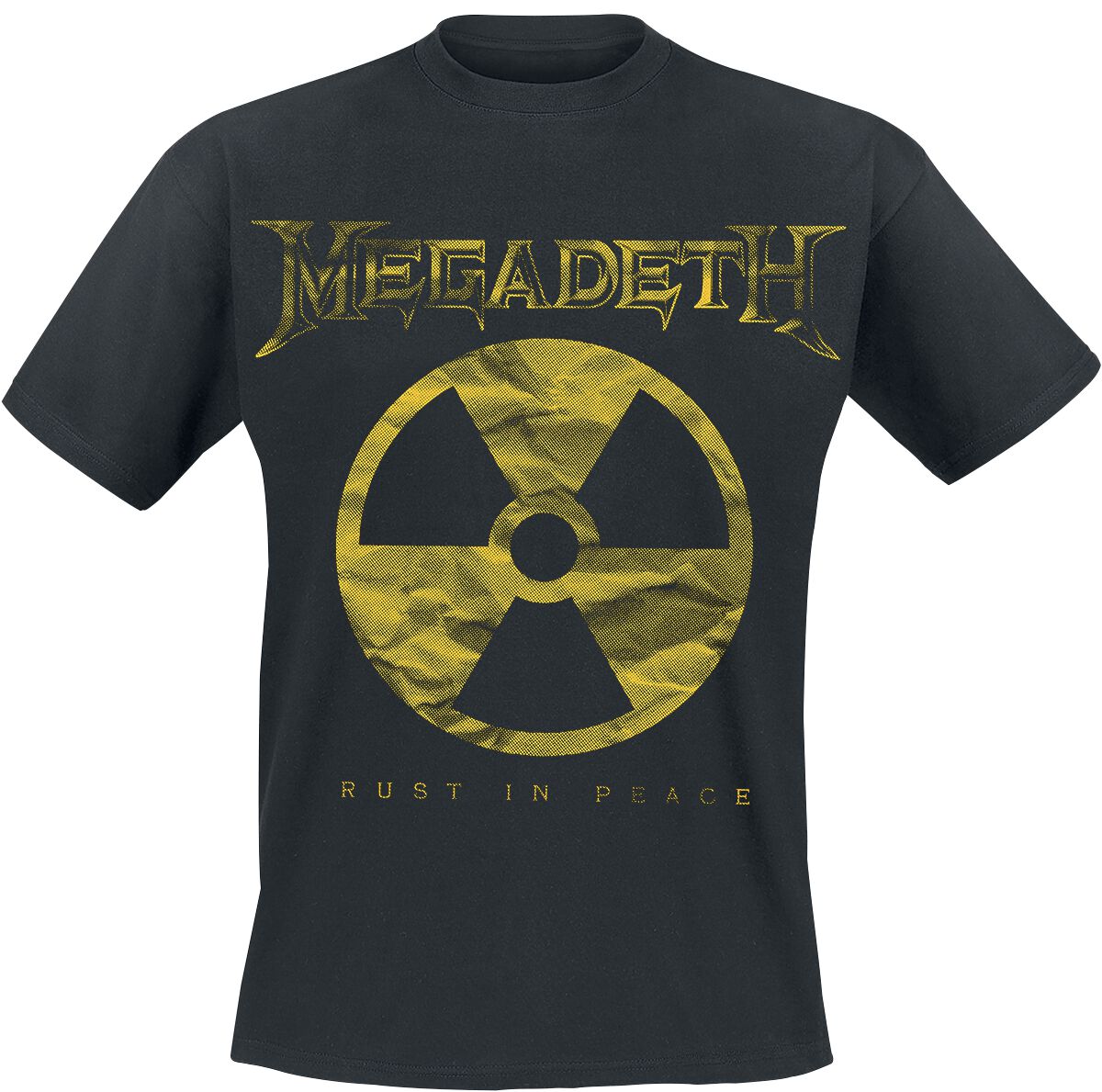 Megadeth Large Rip Nuclear Logo T-Shirt schwarz in L von Megadeth