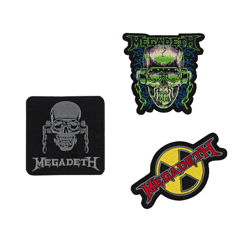 Megadeth Patches 5-er Set Megadeth Patch multicolor von Megadeth
