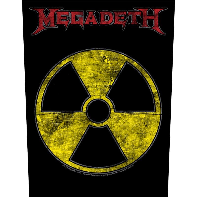Megadeth Radioactive Backpatch multicolor von Megadeth