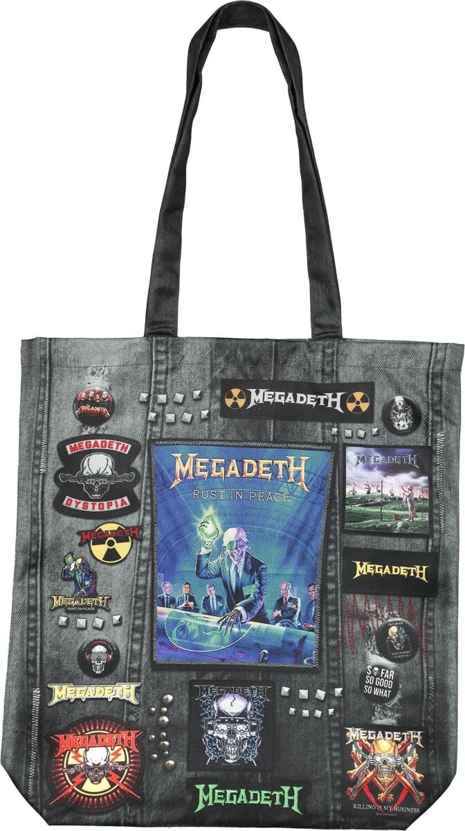 Megadeth Rocksax - Megadeth Logo Stofftasche multicolor von Megadeth