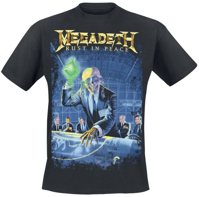 Megadeth Rust in peace T-Shirt schwarz in 4XL von Megadeth