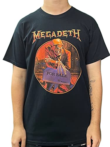 Megadeth T Shirt Peace Sells� Track List Band Logo Nue offiziell Herren Schwarz XL von Megadeth