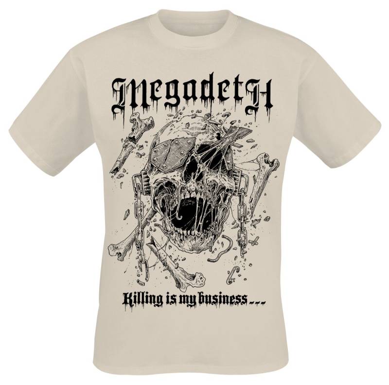 Megadeth T-Shirt - Riddick - S bis XXL - für Männer - Größe XXL - sand - Lizenziertes Merchandise! Megadeth T-Shirt - Riddick - S bis XXL - für Männer - Größe XXL - sand - Lizenziertes Merchandise! von Megadeth