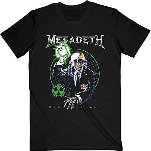 Megadeth T Shirt Rust in Peace Vic Target RIP Anniversary offiziell Herren von Megadeth