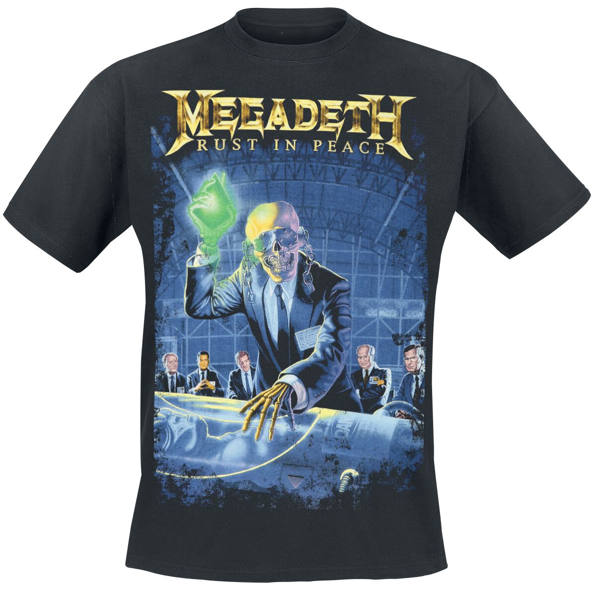 Megadeth T-Shirt - Rust in peace - M bis XXL - für Männer - Größe L - schwarz  - Lizenziertes Merchandise! von Megadeth