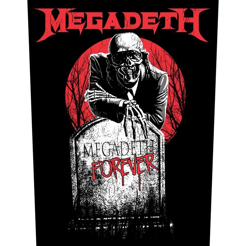 Megadeth Tombstone Backpatch multicolor von Megadeth