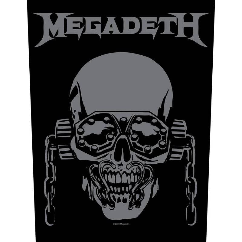 Megadeth Vic Rattlehead Backpatch multicolor von Megadeth