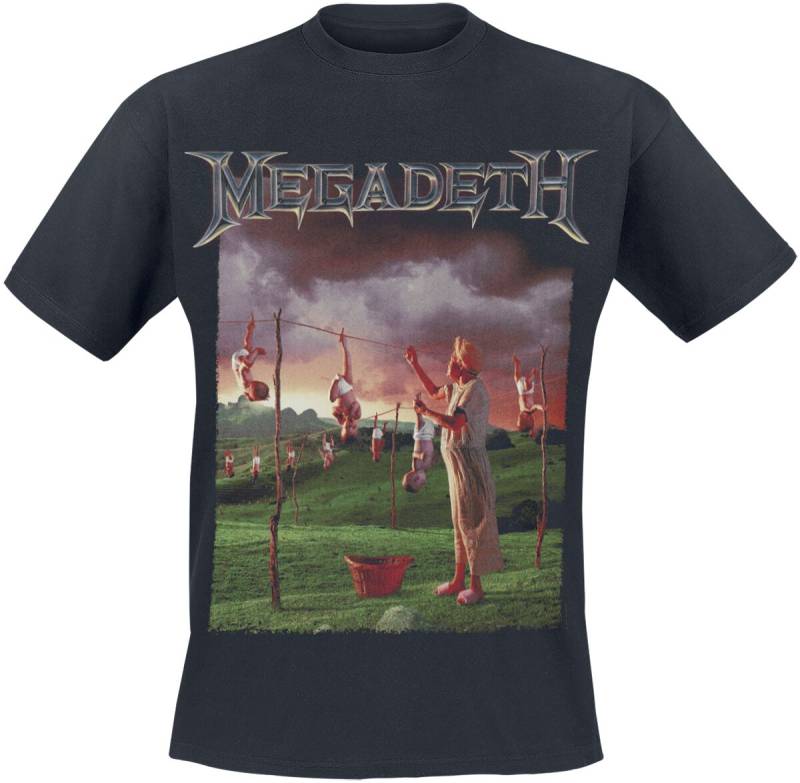Megadeth Youthanasia Original Cover T-Shirt schwarz in 4XL von Megadeth