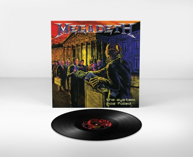 The system has failed von Megadeth - LP (Re-Release, Standard) von Megadeth