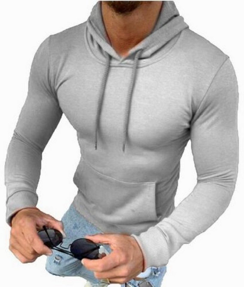 Megaman Jeans Kapuzenpullover Kapuzenpullover Herren Hoodie Kapuzensweatshirt Einfarbig von Megaman Jeans