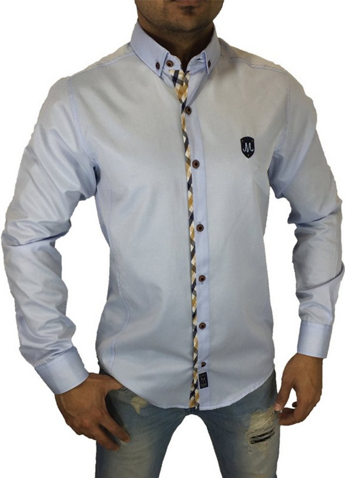 Megaman Jeans Langarmhemd Patches Kariert Hemd Button Down Outdoor Casual Style Megaman Jeans Langarmhemd Patches Kariert Hemd Button Down Outdoor Casual Style von Megaman Jeans