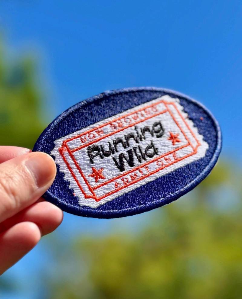 "Runling Wild Gestickter Aufnäher." von MegansMagicShoppe