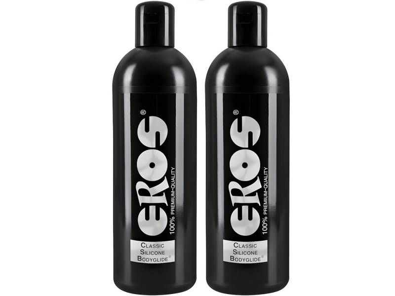 Megasol Cosmetic GmbH Gleitgel EROS Classic Silicone Bodyglide Gleitgel auf Silikonbasis - 2 x 500 ml von Megasol Cosmetic GmbH