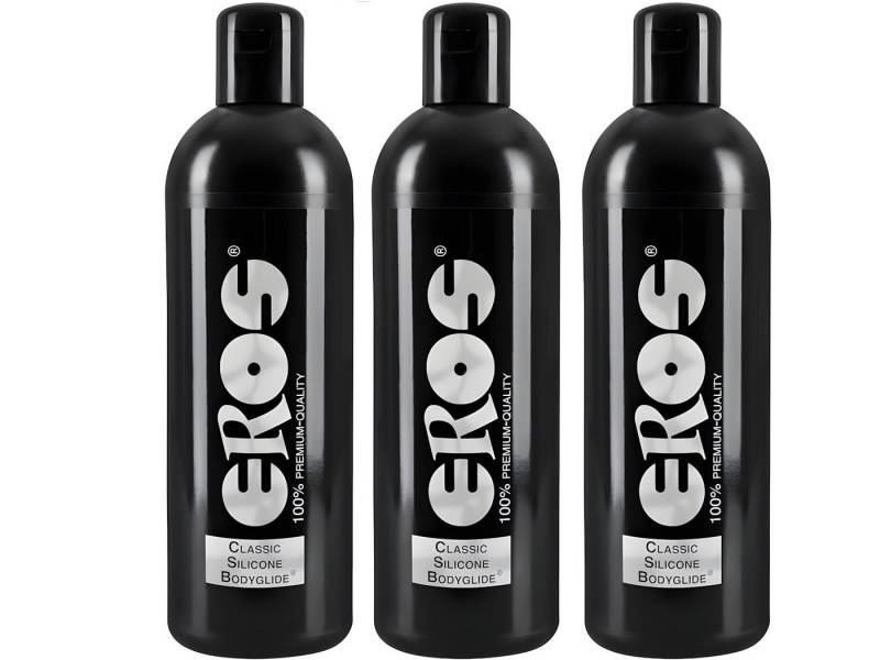 Megasol Cosmetic GmbH Gleitgel EROS Classic Silicone Bodyglide Gleitgel auf Silikonbasis - 3 x 500 ml von Megasol Cosmetic GmbH