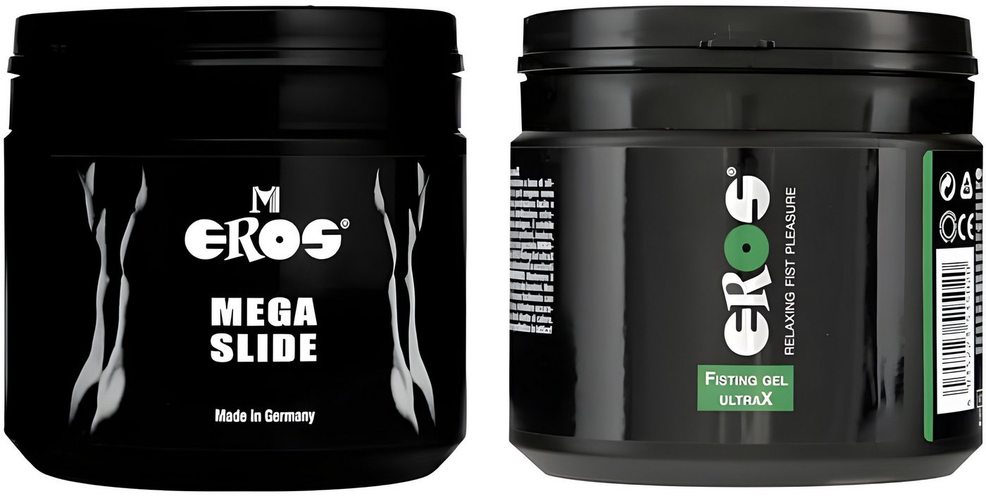 Megasol Cosmetic GmbH Gleitgel EROS Pleasure Gel Set - MEGASLIDE & UltraX - 2 x 500 ml von Megasol Cosmetic GmbH