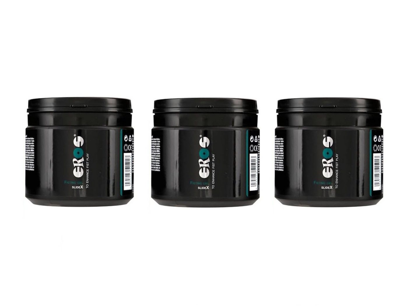 Megasol Cosmetic GmbH Gleitgel EROS Pleasure Gel SlideX auf Silikon-Wasserbasis 3 x 500 ml von Megasol Cosmetic GmbH