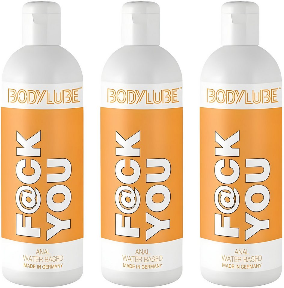 Megasol Cosmetic GmbH Gleitgel F@CK YOU Gleitgel auf Wasserbasis für den Analbereich - 3 x 1000 ml von Megasol Cosmetic GmbH
