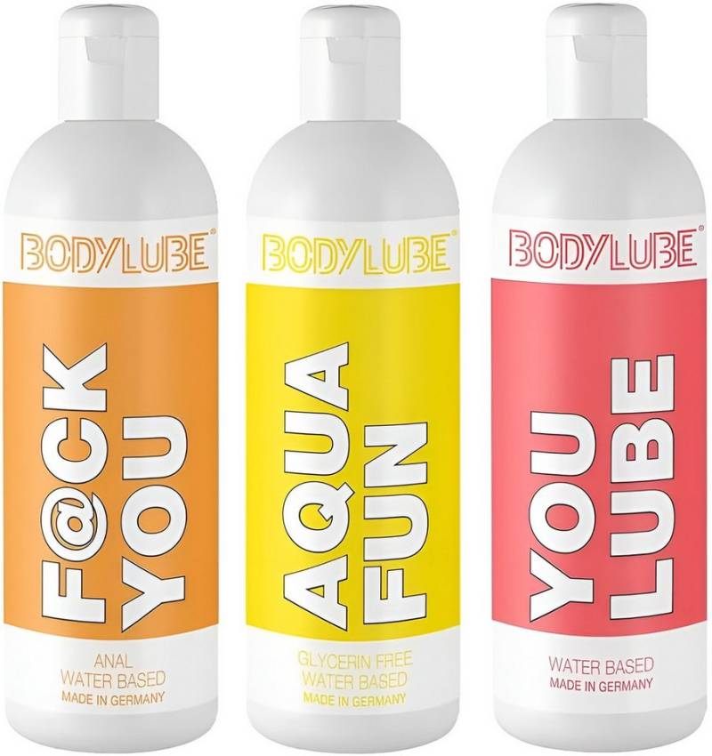 Megasol Cosmetic GmbH Gleitgel Gleitgel-Set - F@CK YOU, AQUA FUN, YOU LUBE - 3 x 1000ml von Megasol Cosmetic GmbH