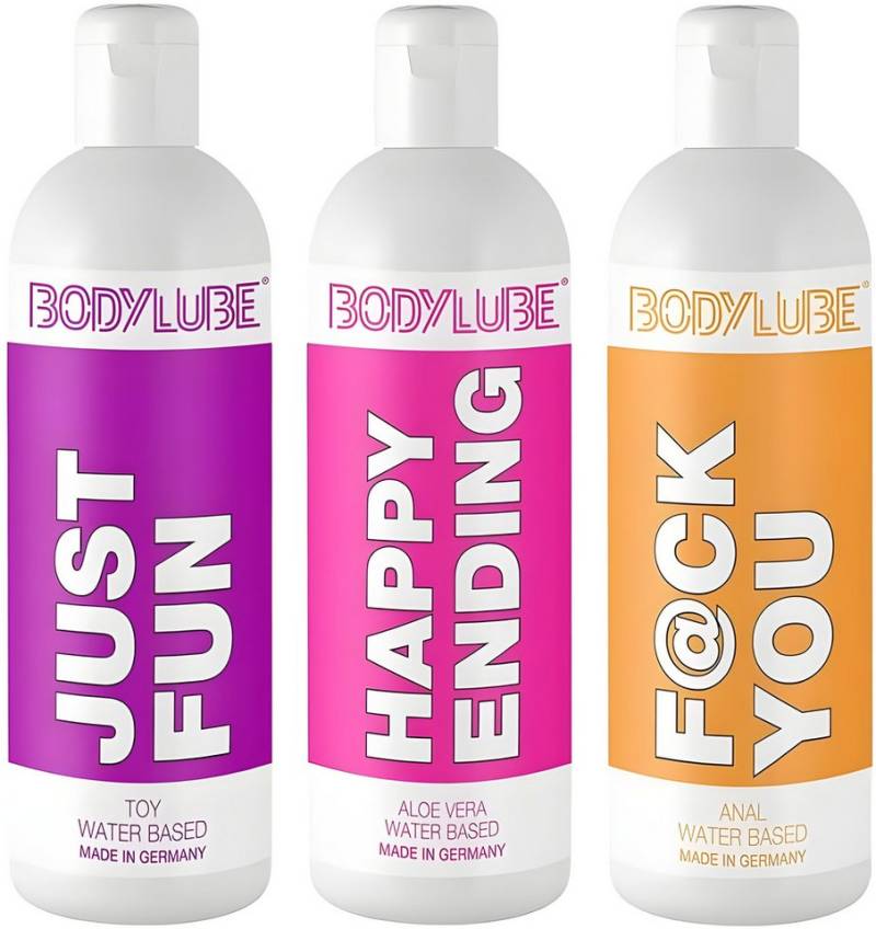 Megasol Cosmetic GmbH Gleitgel Gleitgel-Set - JUST FUN, HAPPY ENDING, F@CK YOU - 3 x 1000ml von Megasol Cosmetic GmbH