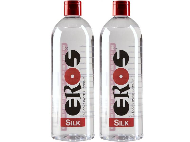 Megasol Cosmetic GmbH Gleitgel SILK Silicone Based Lubricant Massagegel auf Silkonbasis - 2 x 1000 ml von Megasol Cosmetic GmbH