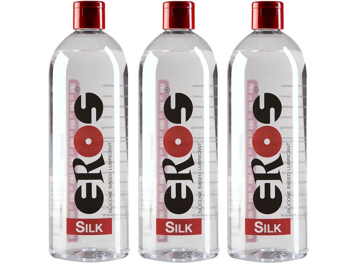 Megasol Cosmetic GmbH Gleitgel SILK Silicone Based Lubricant Massagegel auf Silkonbasis - 3 x 1000 ml von Megasol Cosmetic GmbH