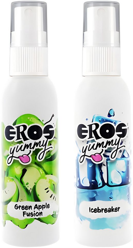 Megasol Cosmetic GmbH Gleitgel Yummy Green Apple Fusion & Icebreaker - 2 x 50 ml von Megasol Cosmetic GmbH