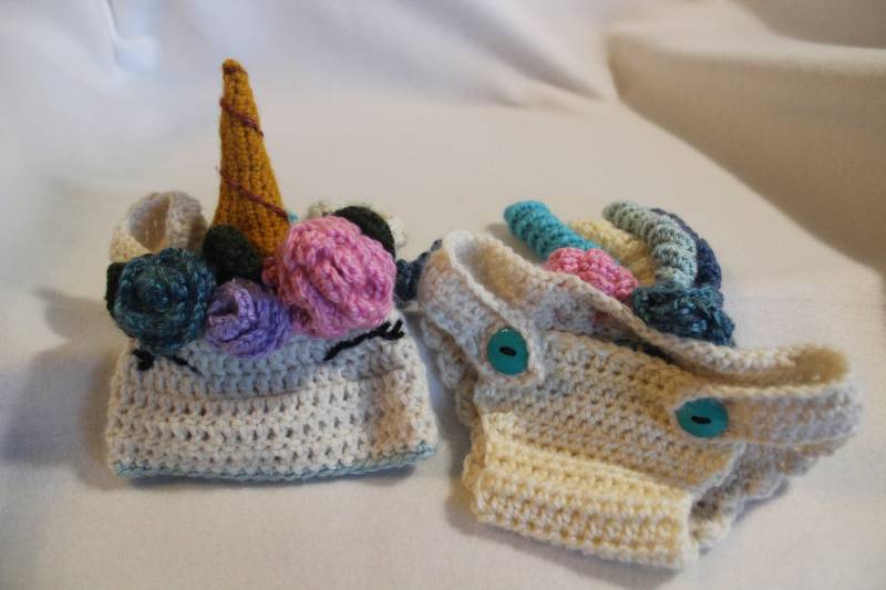 Häkelmütze Einhorn Und Überhose Häkelmütze Einhorn Und Überhose von MegensCreations