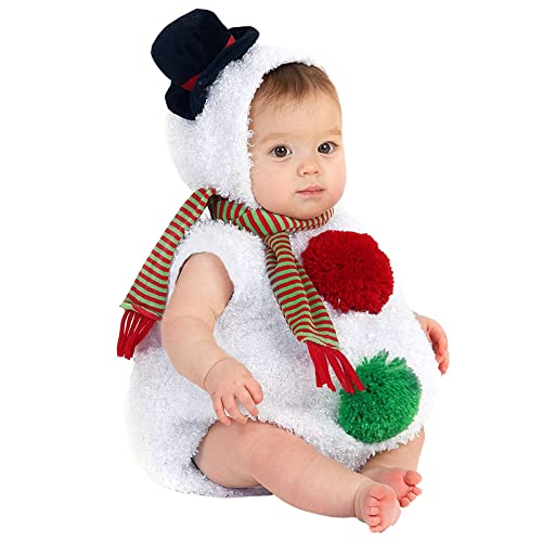 Meggsnle Baby Weihnachten Sätze Schneemänner Mädchen Fleeces Schal Infant Modeling Weihnachten Festival Lustig Niedlich Party Fancy Strampler Olaf Cosplay Overall EinteilerJumpsuits Set von Meggsnle