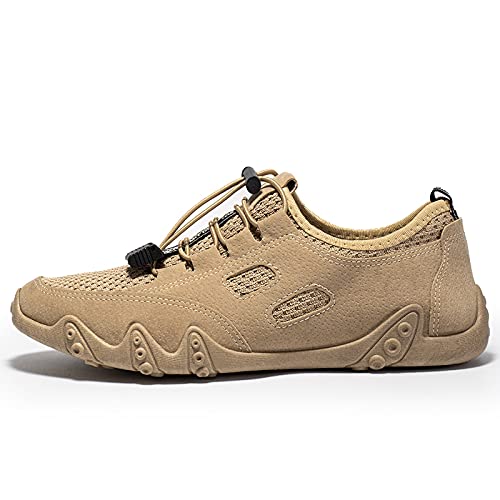 Meggsnle Herren Sportschuhe Laufschuhe mit Luftpolster Bequem Passform Plantarfasziitis Freizeit Straßenlaufschuhe Running Plateau Sneaker Ultra-reaktionsstarke Leicht von Meggsnle