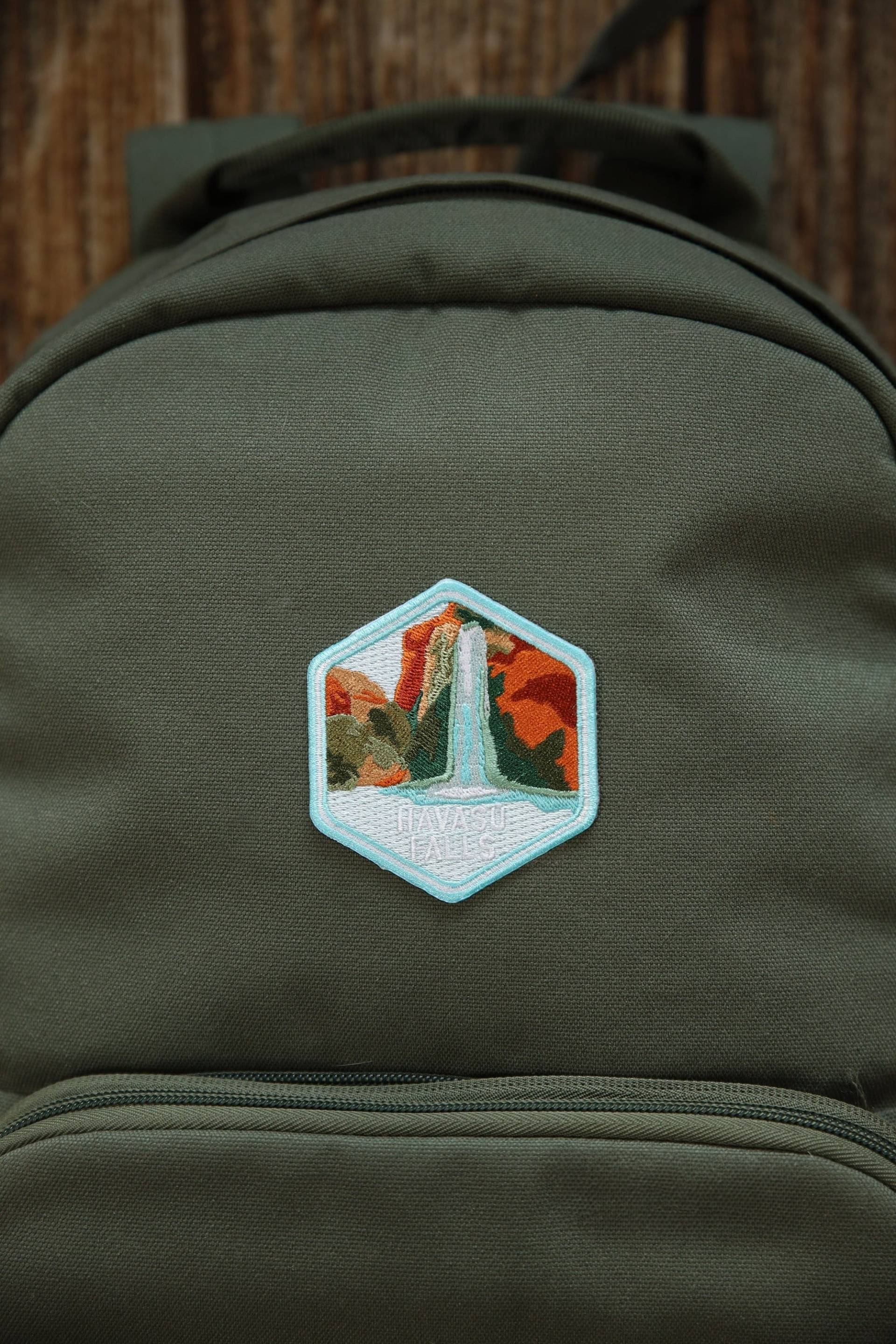 Havasu Falls Aufnäher | Grand Canyon Souvenir, Arizona, Gewebt, Zum Aufbügeln Oder Aufnähen, Polyestermischung, Köper, Jeans, Jacken, Hüte von MegssDesign