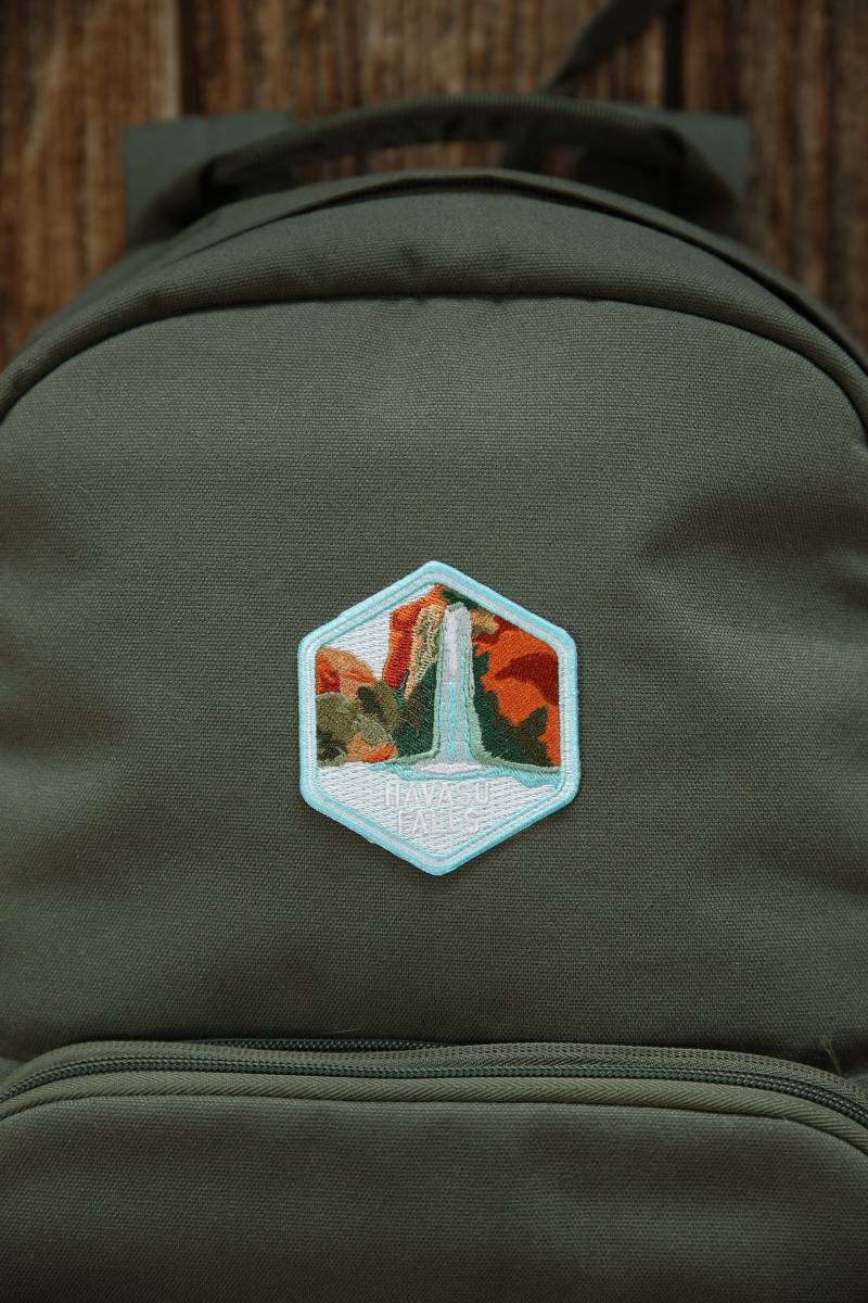 Havasu Falls Aufnäher | Grand Canyon Souvenir, Arizona, Gewebt, Zum Aufbügeln Oder Aufnähen, Polyestermischung, Köper, Jeans, Jacken, Hüte von MegssDesign