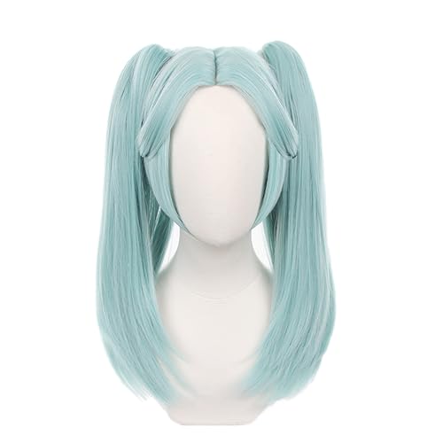Rebecca Halloween Cosplay Perücke Anime Cyberpunk Edgerunners Frauen Kostüm Lange Grüne Haare Perücken für Erwachsene Kostüm Party von Meguru
