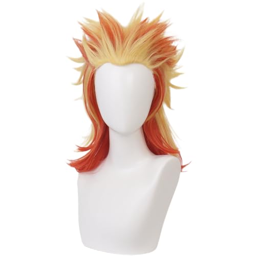 Rengoku Cosplay Perücke Blonde gemischte rote kurze Haare Ersatz Perücken für Männer tägliche Trage Halloween Cos Ereignisse Kostüm Comic Con Gebrauch Rengoku Cosplay Perücke Blonde gemischte rote kurze Haare Ersatz Perücken für Männer tägliche Trage Halloween Cos Ereignisse Kostüm Comic Con Gebrauch von Meguru