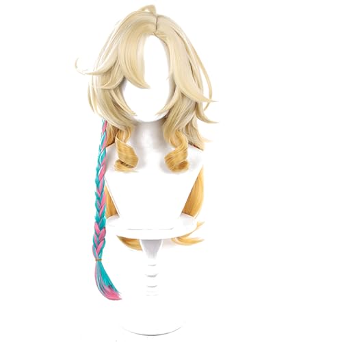 Xilonen Genshin Impact Wig -Blonde Gradient Orange End Long Hairs for Women Halloween Cosplay Events Costume Comic Con Replacement Wigs von Meguru