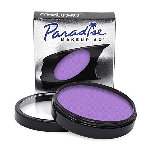 Mehron Paradise Make-up AQ Pro Size | Perfekt für Bühnen- und Bildschirmvorführungen, Spezialeffekte, Cosplay und Halloween | Wasseraktiviertes Gesichts- und Körperfarben 40 g Purple von Mehron