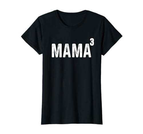 Mutter Schwangerschaft Werdende Mama Hoch 3 T-Shirt Mutter Schwangerschaft Werdende Mama Hoch 3 T-Shirt von Mehrvache Mama Zwillinge Geschenk