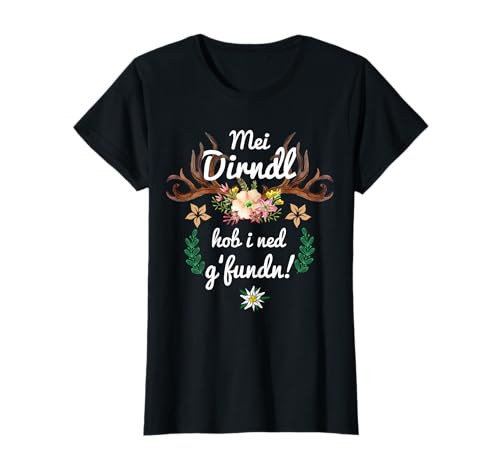 Trachtenshirt Mei Dirndl hob i ned g'fundn Damen Trachten T-Shirt Trachtenshirt Mei Dirndl hob i ned g'fundn Damen Trachten T-Shirt von Mei Dirndl T-Shirt & Trachtenshirt Damen
