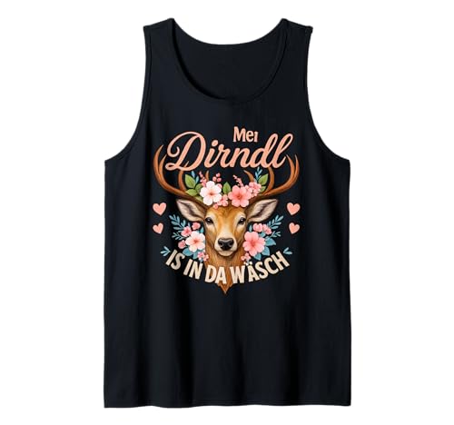 Mei Dirndl is in da Wäsch Oktoberfest 2025 Trachten Tank Top von Mei Dirndl is in da Wäsch 2025