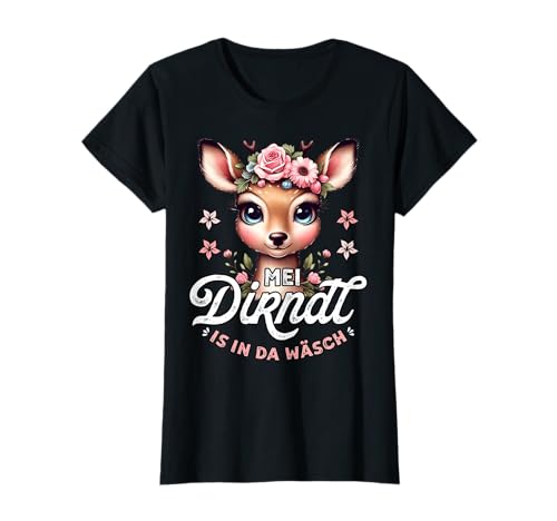 Ersatz Dirndl T-Shirt Tracht Damen Trachtenshirt Trachten T-Shirt Ersatz Dirndl T-Shirt Tracht Damen Trachtenshirt Trachten T-Shirt von Mei Dirndl is in da Wäsch T-Shirt Tracht Damen