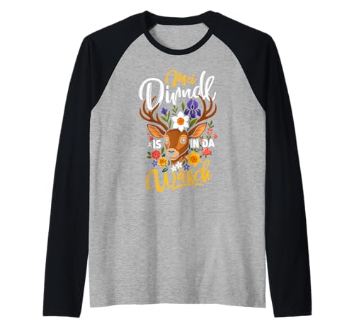 MEI Dirndl is in da Wäsch Trachten Oktoberfest 2025 Raglan MEI Dirndl is in da Wäsch Trachten Oktoberfest 2025 Raglan von Mei Dirndl is in da Wäsch Trachten 2025