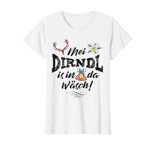 Trachtenshirt Mei Dirndl is in da Wäsch Ersatz Dirndl Damen T-Shirt von Mei Dirndl is in da Wäsch