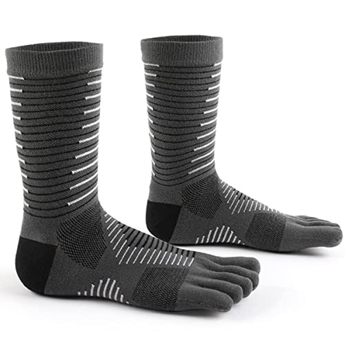 MeiKan Zehensocken, Coolmax Wandersocken/Laufsocken für Herren&Damen,2 Paar Sneaker Socken für verschiedene Sportarten von MeiKan