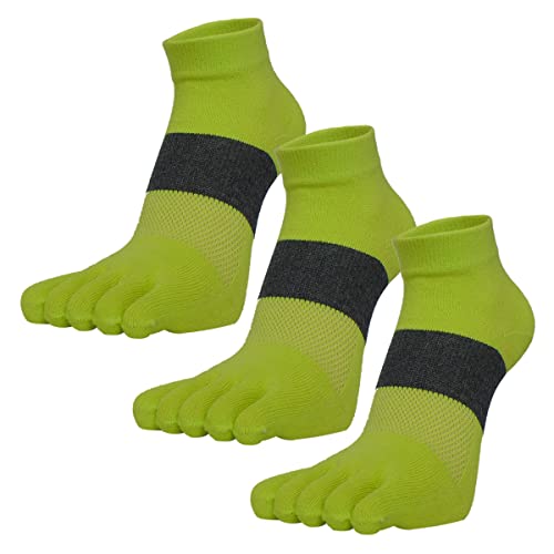 MeiKan Zehensocken,Five Finger Laufsocken für Herren&Damen, 3 Paar Hübsche Farbe socken für Zehenschuh… von MeiKan