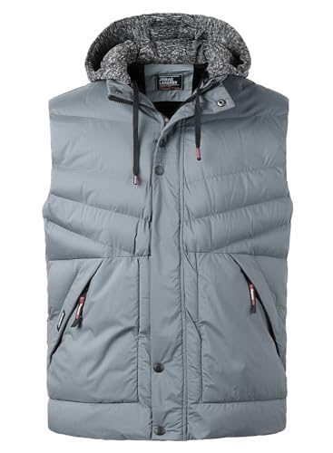 MeiLayM Herren Steppweste Abnehmbar mit Kapuze Leichtgewicht Winterweste Outdoor Freizeit Bodywarmer Gilet Ärmellos Jacke Sport Kapuze von MeiLayM