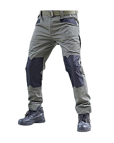 MeiLayM Herren Taktisch Cargohose Viele Taschen Outdoor Military Wandern Pants Jagen Angeln Camping Cargo Hose Militär Outdoorhose Trainingshosen Lässige Arbeitshosen von MeiLayM