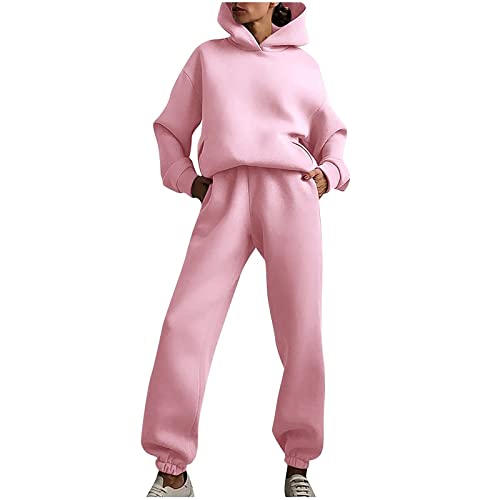 Jogginganzug Damen Set Trainingsanzug Zweiteiler Frauen Sport Anzug Freizeitanzug Hoodie&Sporthose Sportbekleidung Große Größen Elegant 2 Teilig Langarm Einfarbig Streatwear Outfit Kuschelig Jogginganzug Damen Set Trainingsanzug Zweiteiler Frauen Sport Anzug Freizeitanzug Hoodie&Sporthose Sportbekleidung Große Größen Elegant 2 Teilig Langarm Einfarbig Streatwear Outfit Kuschelig von MeiLyviba