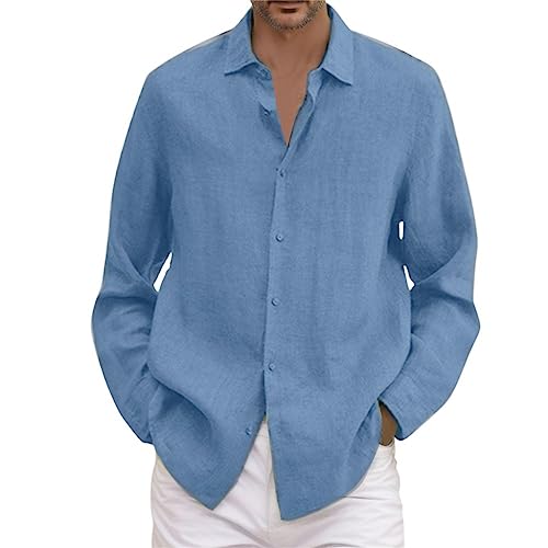 MeiLyviba Schwarzes Hemd Herren Herrenhemd Businesshemden Hemden Oberhemden Männer Große Größen Übergrößen Bügelfrei Kentkragen Oberteile Langarmshirt Langarm Comfort Fit Freizeithemden Business von MeiLyviba