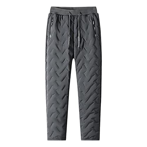 Thermo Jogginghose Herren Gefüttert Warme Winter Lang Winterhose Lässige Lose Freizeithose Sweatpants Jogger Hosen Mit Taschen Und Kordelzug Männer Relaxing Hose Fleece Traininghose Sporthose von MeiLyviba